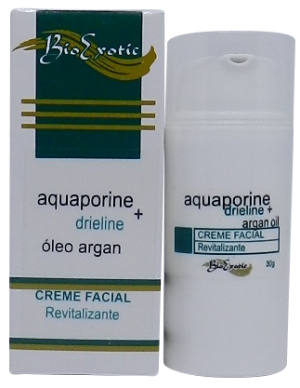 Creme Revitalizante Facial com Óleo de Argan, Aquaporine e Drieline 30g Bioexotic