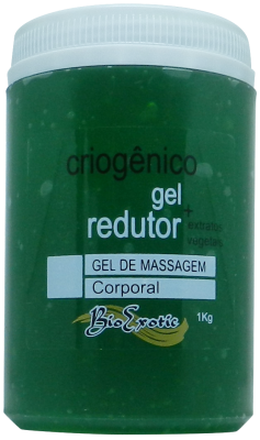 Gel de Massagem Criogênico Redutor com Extratos Vegetais 1kg Bioexotic