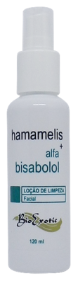 2 Frascos de  Loção para Limpeza Facial com Hamamelis e Alfabisabolol 120ml Bioexotic