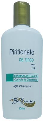 Shampoo Anti Caspa com Piritionato de Zinco 250ml Bioexotic