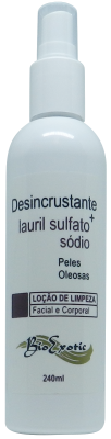 Loção de Limpeza Desincrustante com Lauril Sulfato de Sódio - Facial e Corporal 240 ml Bioexotic