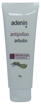 Máscara Facial Clareadora com Adenin, Antipollon e Arbutin 120g Bioexotic