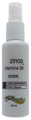 Loção Adstringente Facial para Pele Oleosa Ionizável com Zinco e Vitamina B6 120ml Bioexotic