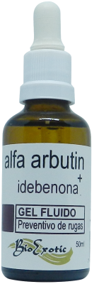 Gel Fluido Facial Preventivo de Rugas com Idebenona e Alfa Arbutin 50ml Bioexotic