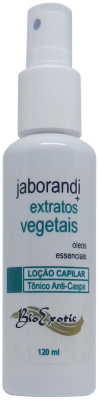 Loção Capilar Fitoestimulante com Jaborandi, Extratos Vegetais e Óleos Essenciais 120ml Bioexotic
