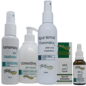 Kit Home Care para Microagulhamento com Vitamina C Bioexotic