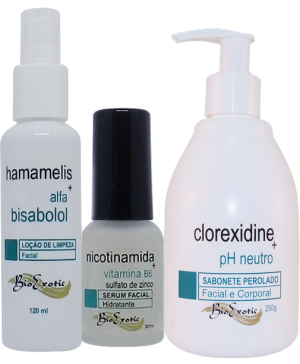 Home Care Acne Control Facial - (Controle da Acne) - (Peles Sensíveis e Rosácea) Bioexotic