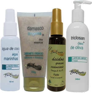 Home Care Facial Para Hidratação e Nutrição com AGE ( Ácidos Graxos Essenciais) - Pele Seca  Bioexotic