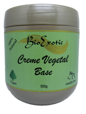 3 Potes de Creme Vegetal Base Vegano, Hidratante Neutro - Facial e Corporal  Bioexotic