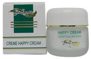3 Potes de Creme Facial Anti Sinais Happy Cream Bioexotic