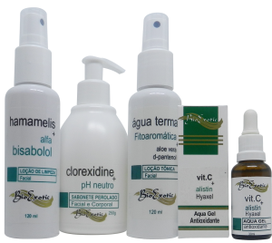 Kit Home Care Microagulhamento Facial com Vitamina C Bioexotic